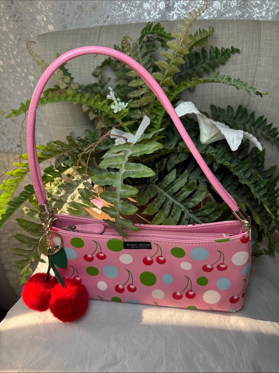 kate spade Handbags - kate spade Pink Cherry Polka Dot Shoulder Bag